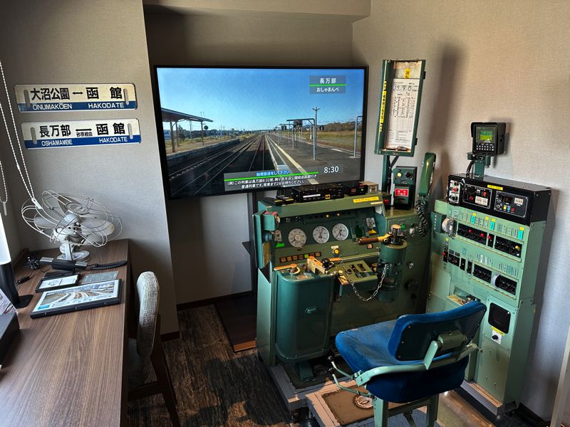 キハ40運転台（筆者撮影）