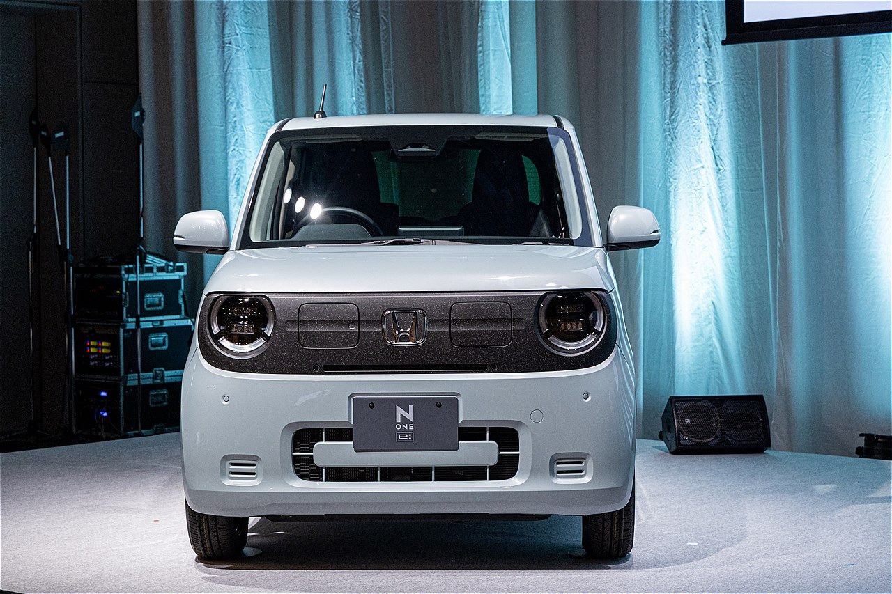 ホンダの新型軽乗用EV「N-ONE e:」(写真:三木 宏章)