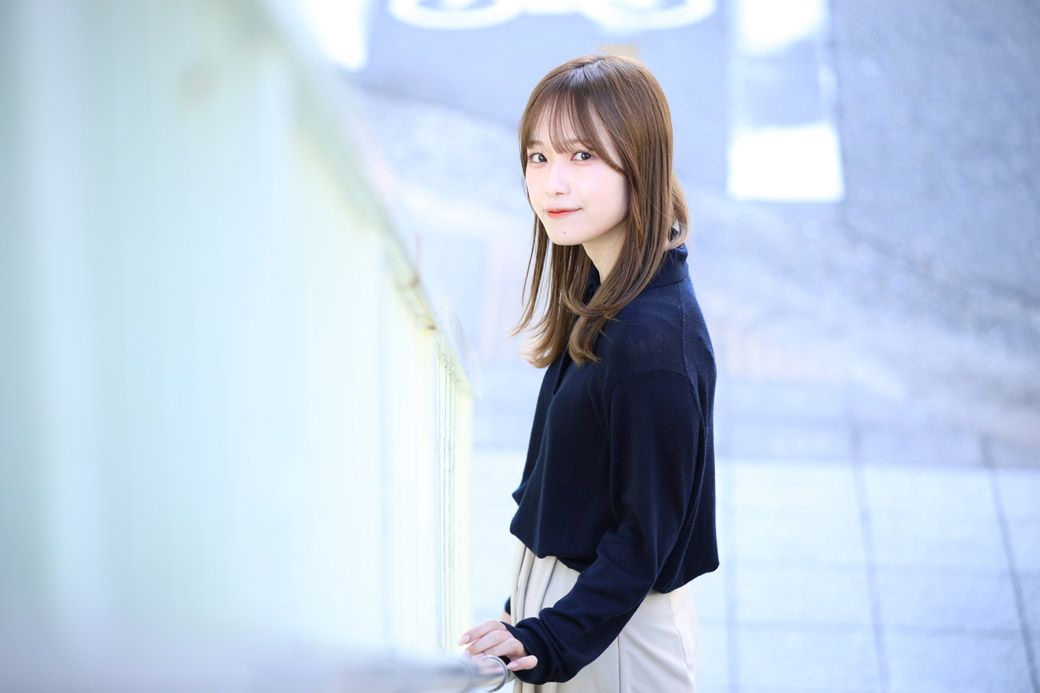 取材に協力してくれた松本美紅さん。柔らかい笑顔が印象的だった（筆者撮影）