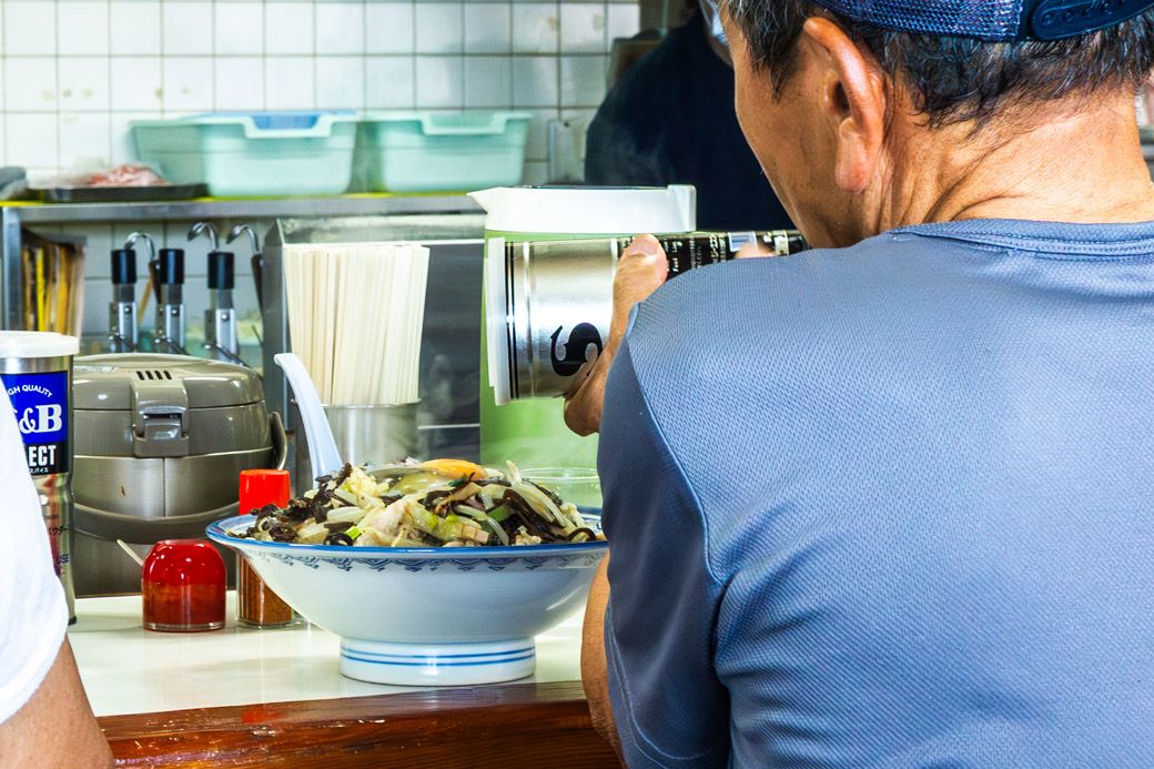 特製ちゃんぽん（1080円）（筆者撮影）