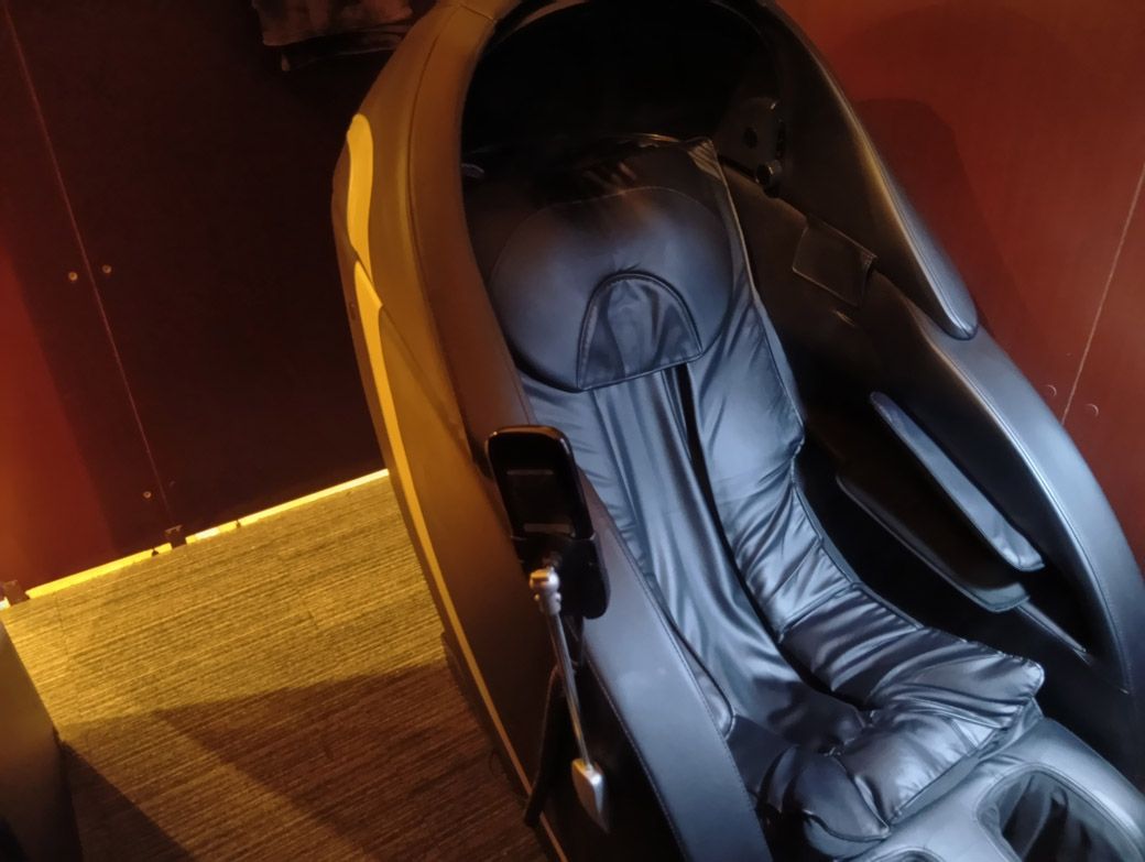 次回はマッサージシートを選びたい（筆者撮影）