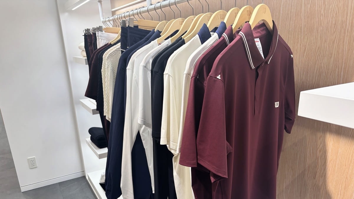 ウイルソンのアパレルライン