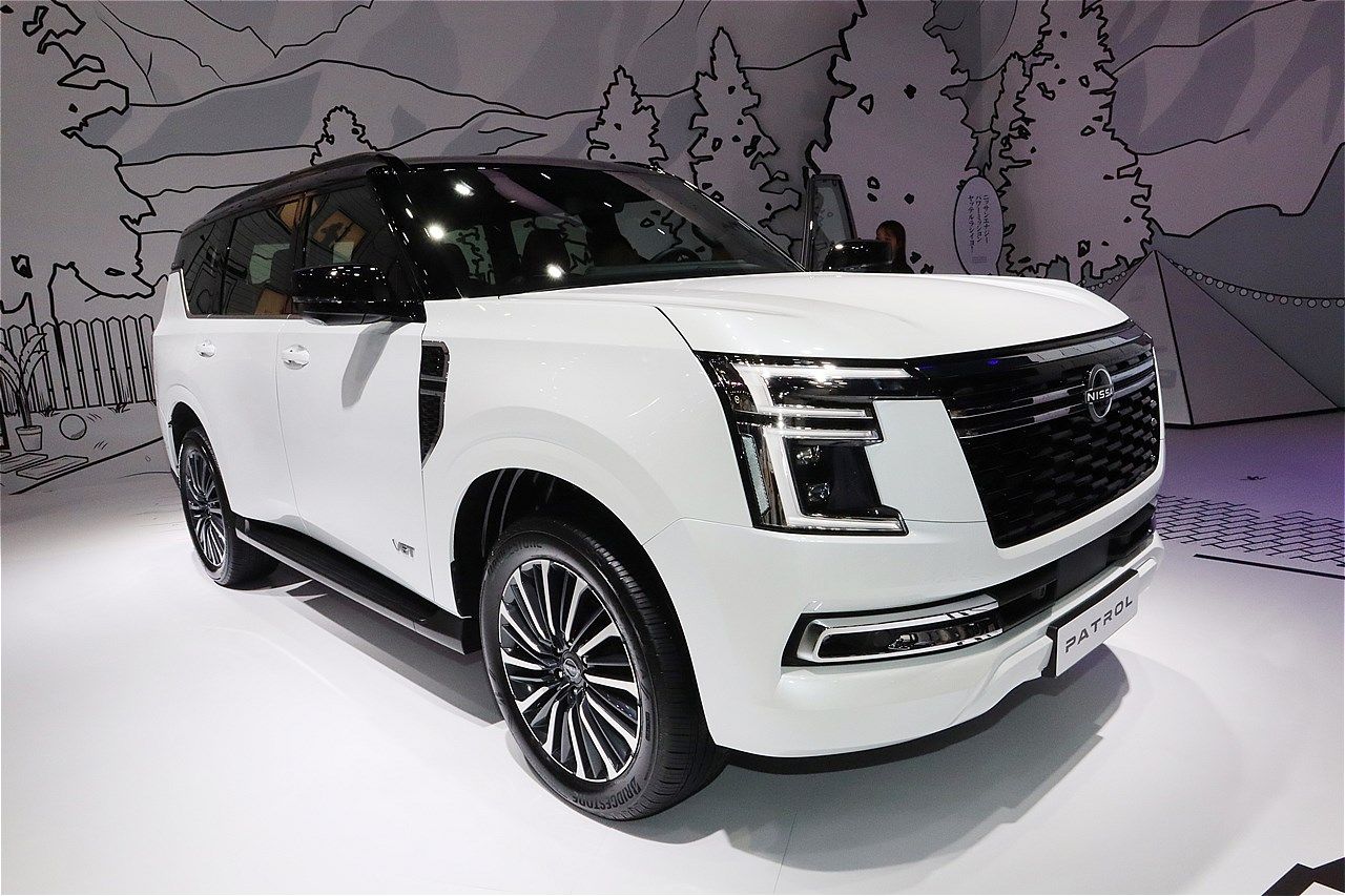 ジャパンモビリティショー2025に展示された日産の新型「パトロール」（筆者撮影）