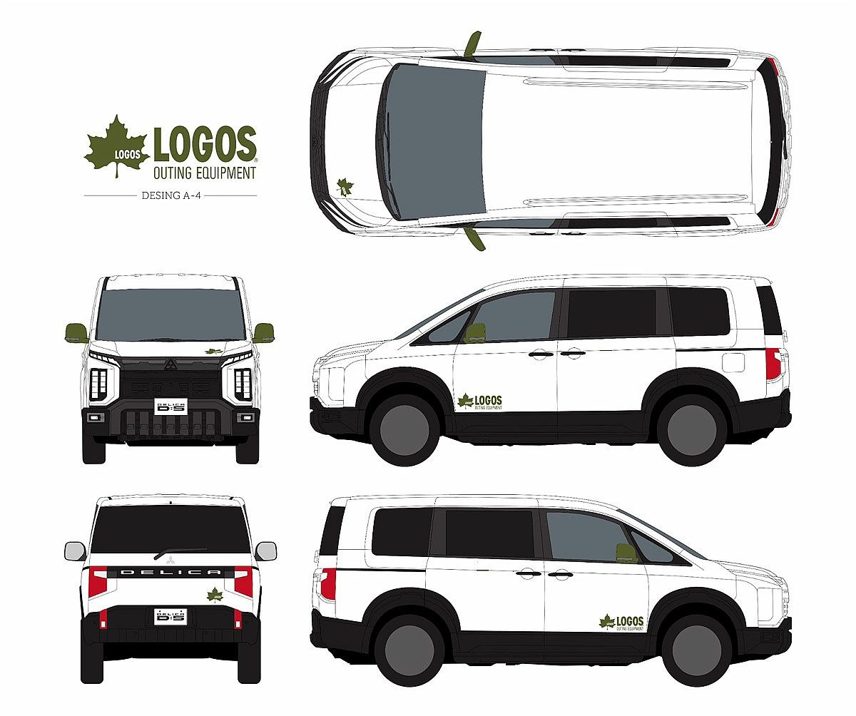 三菱の新型「デリカD:5」をベースにしたキャンピングカー「デリカD:5アクティブキャンパー ロゴス・エディション」（写真：ダイレクトカーズ）