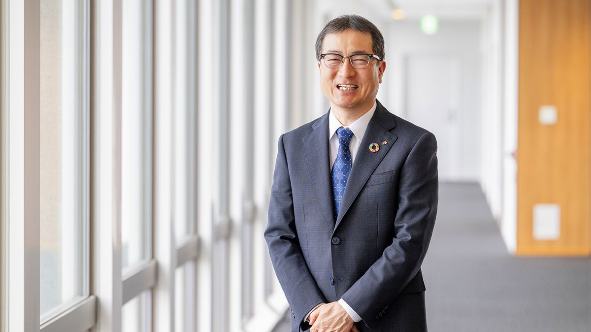 南海電気鉄道 代表取締役社長兼COO 岡嶋信行氏のソロカット