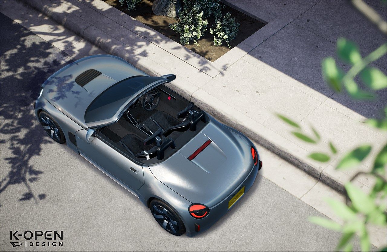 ジャパンモビリティショー2025で公開されたダイハツ「K-OPEN」（写真：ダイハツ工業）