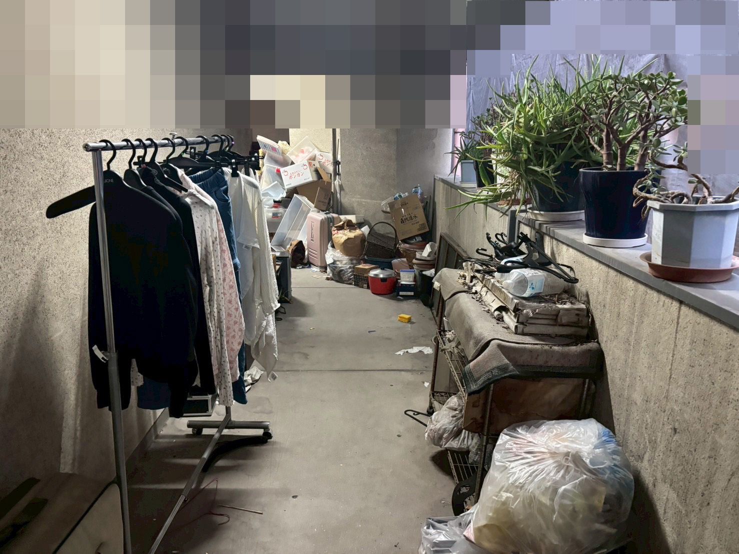 ゴミ屋敷　外国人マンション