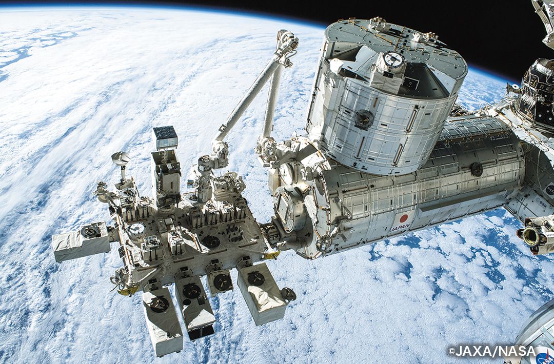 「きぼう」日本実験棟（JEM）の全景