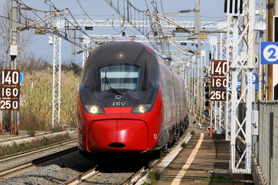 ペンドリーノは最高時速250kmの中速車両だ（撮影：橋爪智之）