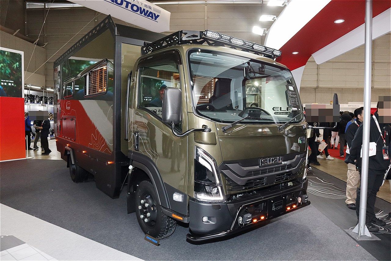 NTBの新作キャンピングカー「ジオローム」（写真：筆者撮影）