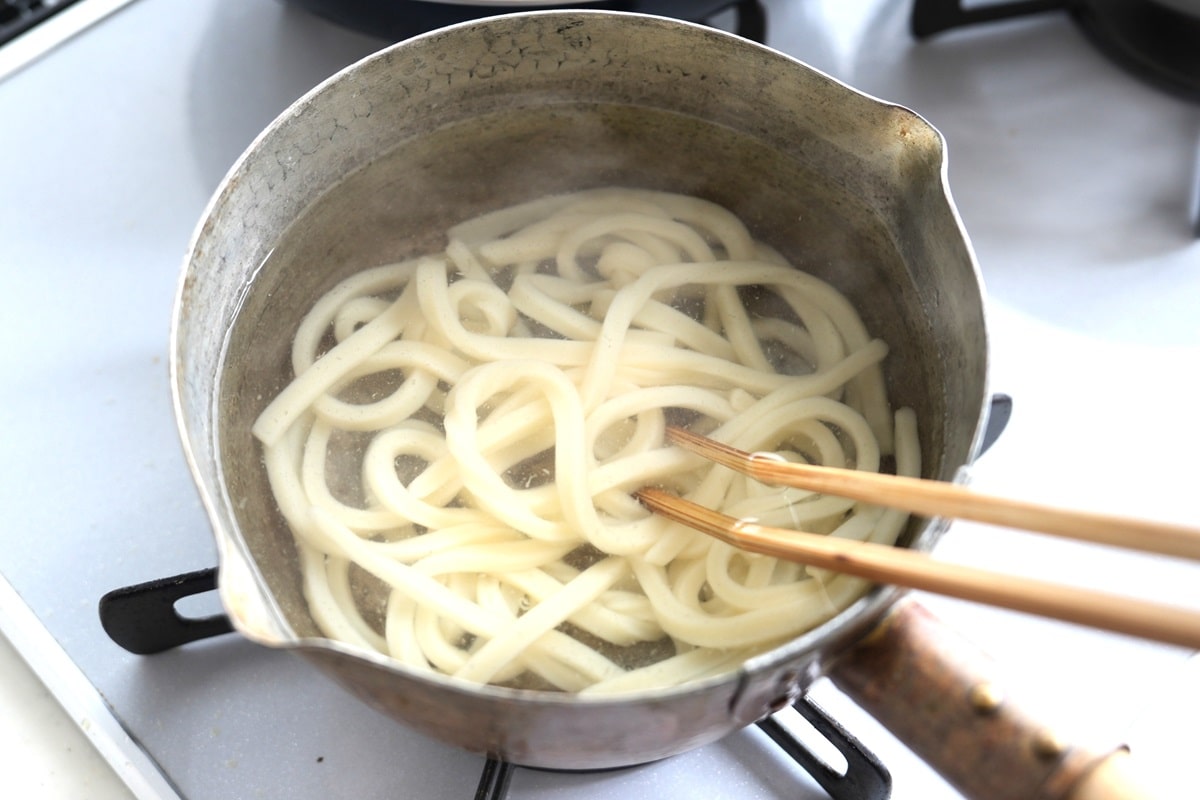 火加減はなるべく強火で（写真：筆者撮影）