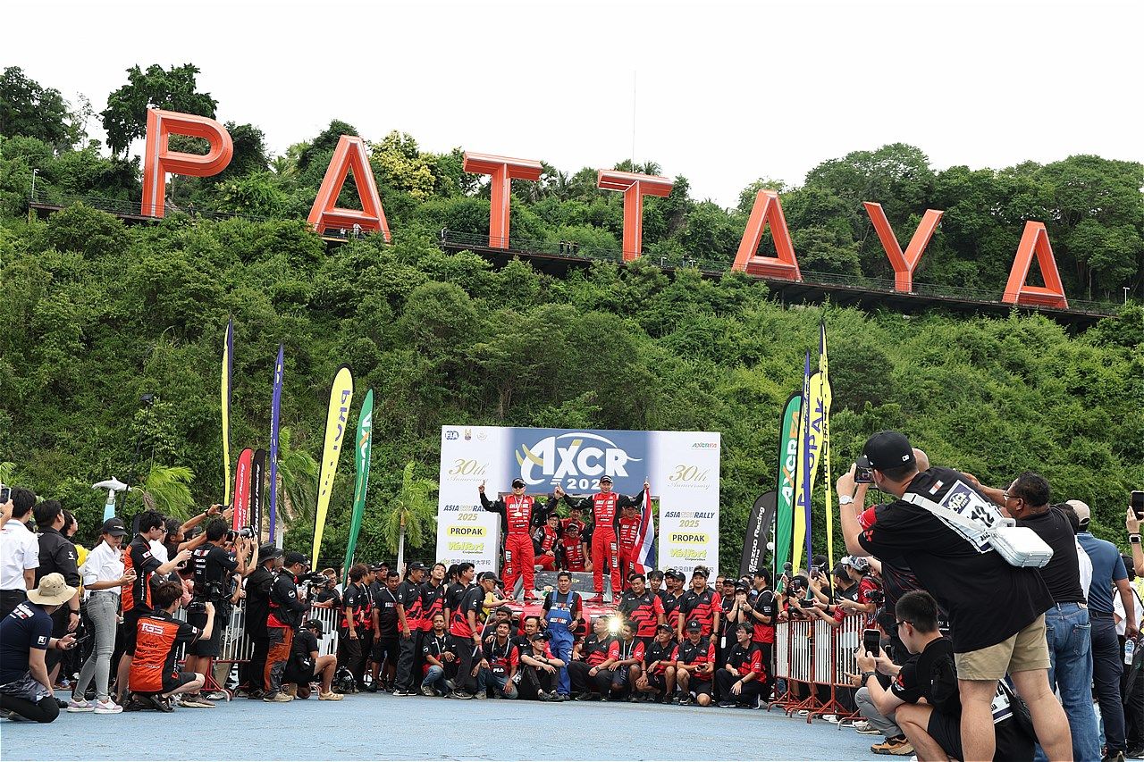 アジアンクロスカントリーラリー2025とチーム三菱ラリーアートの様子（写真：三木 宏章）