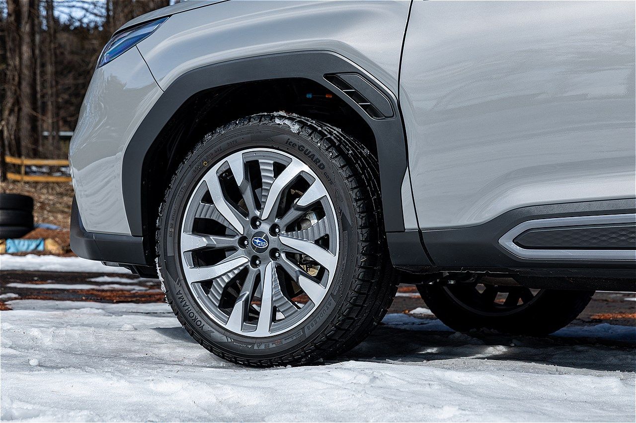 スバル「フォレスター」雪上試乗会の様子（写真：三木 宏章）