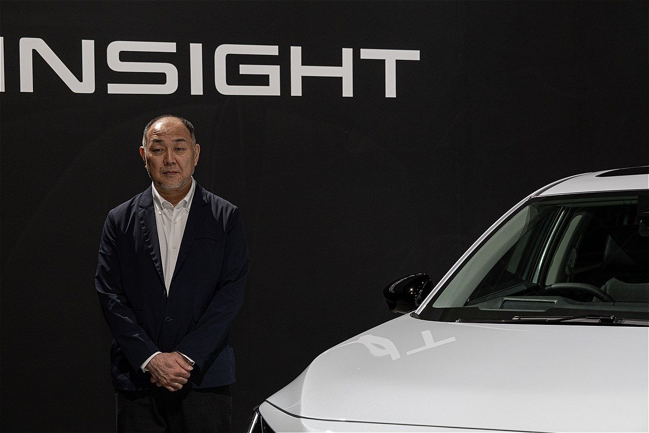 ホンダが2026年春発売を予定している新型BEV「インサイト」（写真：三木 宏章）