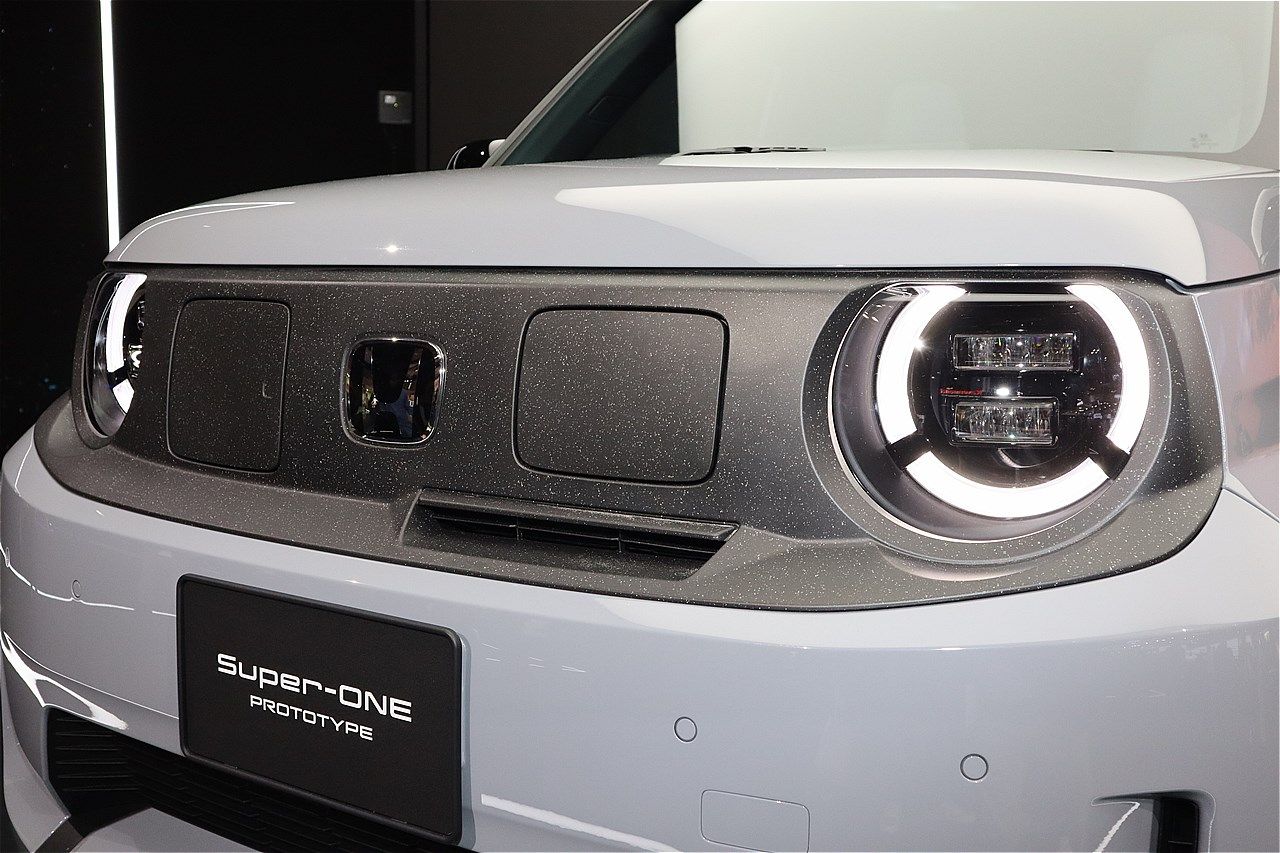 世界初公開、ホンダの小型EV「Super-ONE Prototype」（筆者撮影）