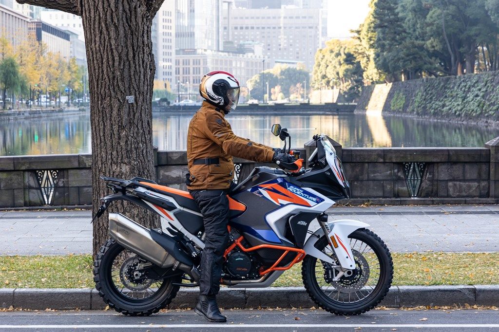 KTM「1290 スーパーアドベンチャーR」のディテール（東洋経済オンライン編集部撮影）