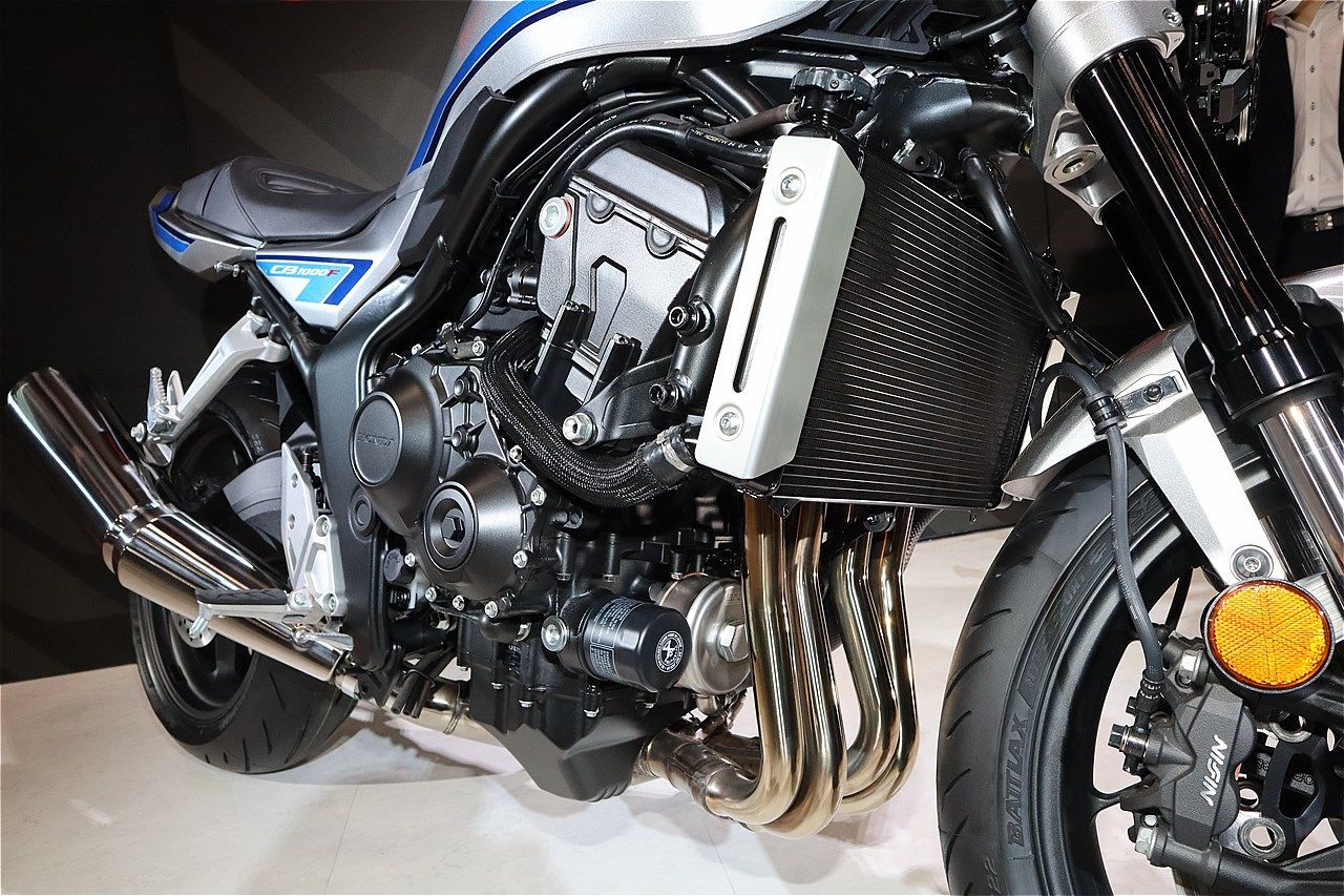 第52回 東京モーターサイクルショーに展示されたホンダ「CB1000Fコンセプト」(筆者撮影）