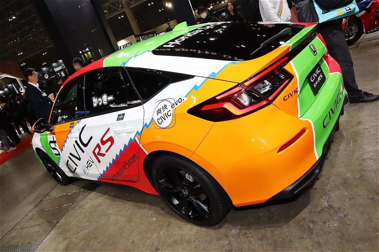 ホンダ「シビックe:HEV RSプロトタイプ」（写真：筆者撮影）
