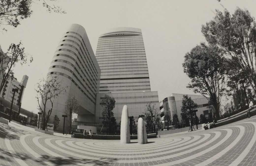 JR大宮駅西口再開発・ソニックシティ（写真：1988年04月25日、高橋孫一郎撮影）