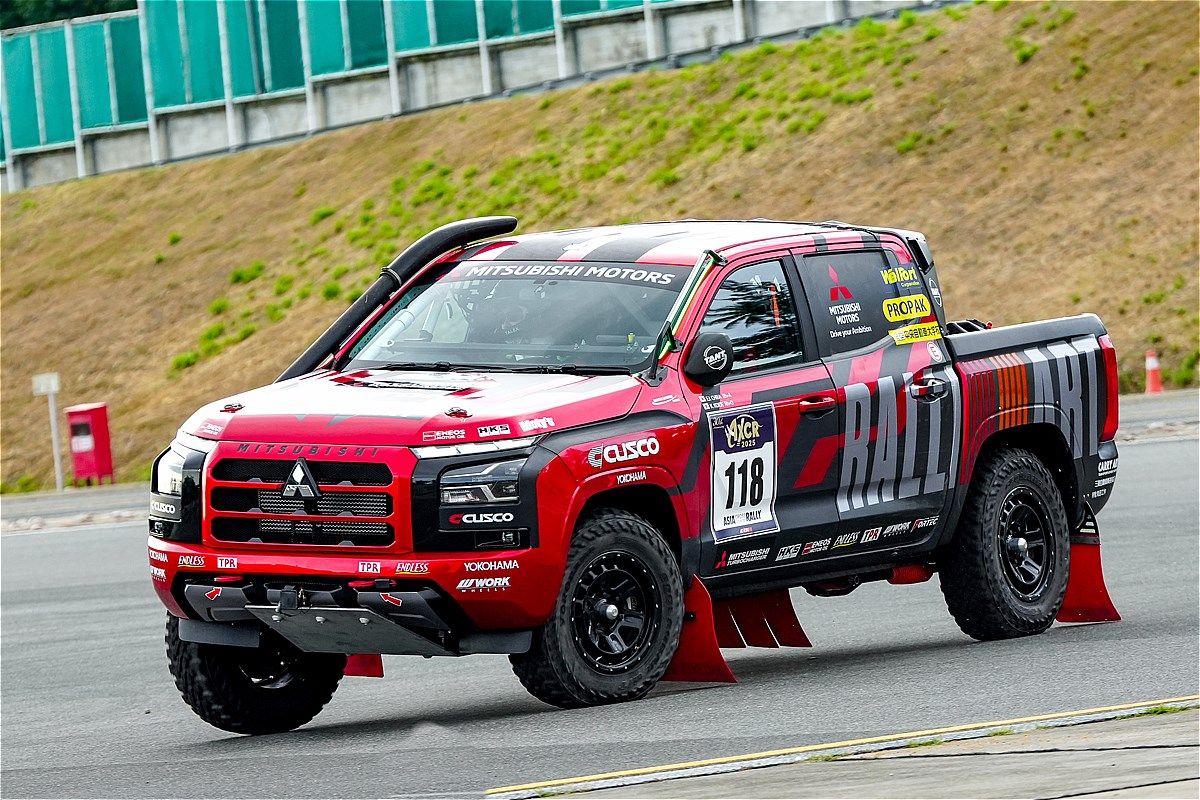 アジアンクロスカントリーラリー2025に挑むチーム三菱ラリーアートの体制（写真：三菱自動車）