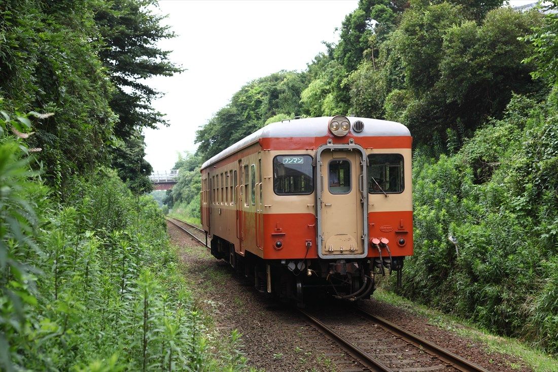 水島臨海鉄道からひたちなか海浜鉄道に転じたキハ20形（撮影：南正時）