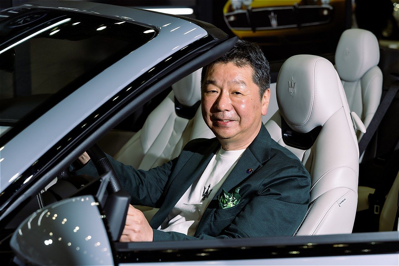 マセラティ ジャパンの代表取締役 木村隆之氏（筆者撮影）