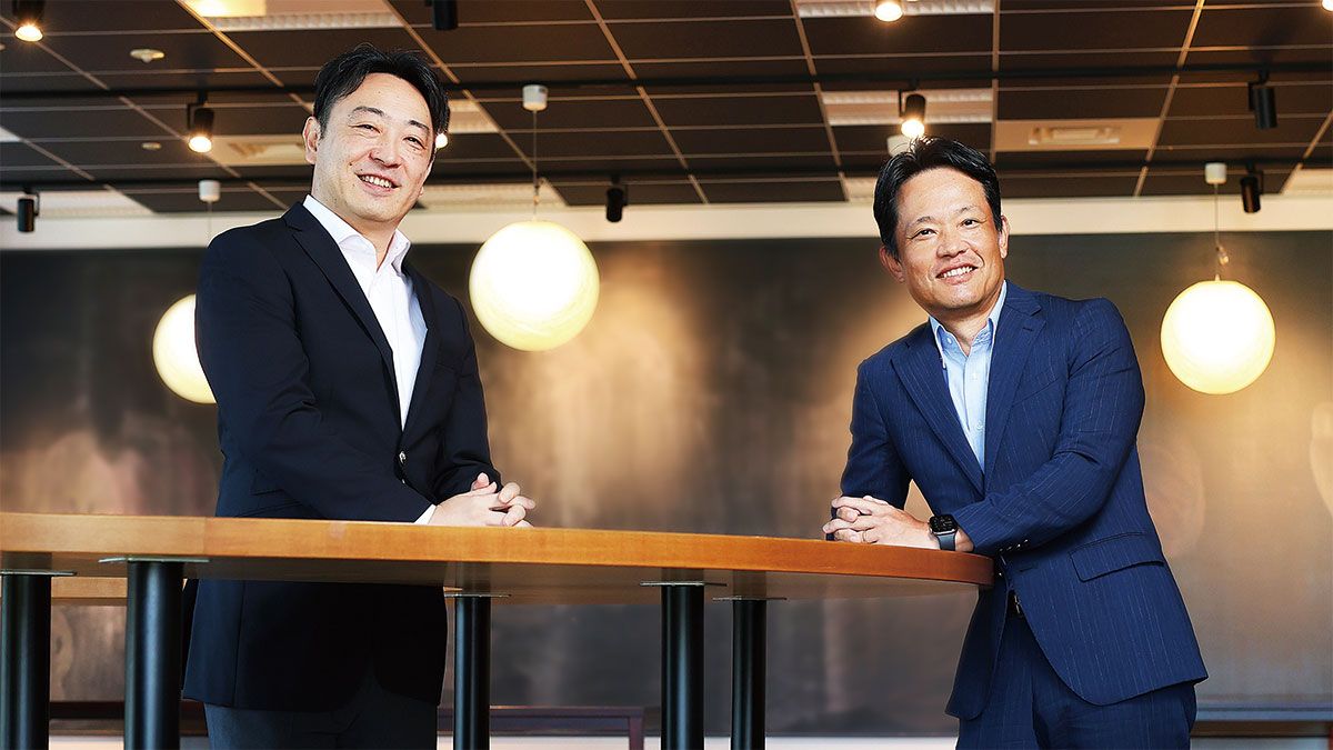 三菱総合研究所 ビジネスコンサルティング本部 本部長の森崇氏とディレクター(戦略担当)の西山聡彦氏