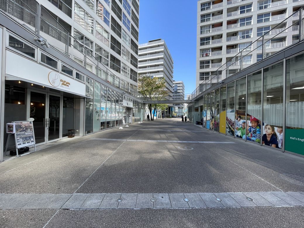 東雲地区の街角（筆者撮影）