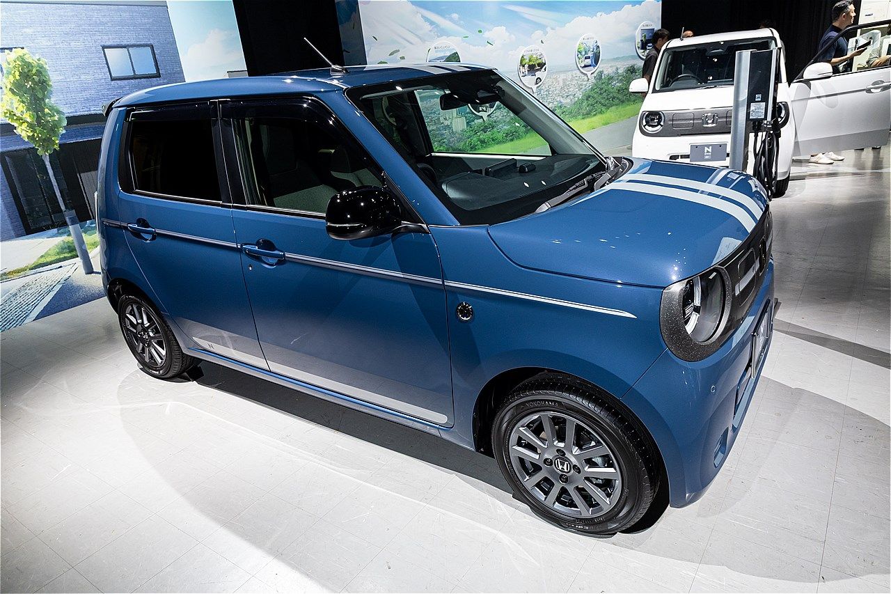 ホンダの新型軽自動車EV「N-ONE e:」（写真：三木 宏章）