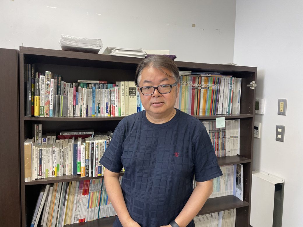 山本俊哉教授（筆者撮影）