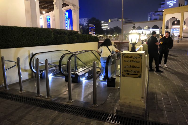 メトロはすべての駅で地上レベルまでエスカレーターがある（筆者撮影）