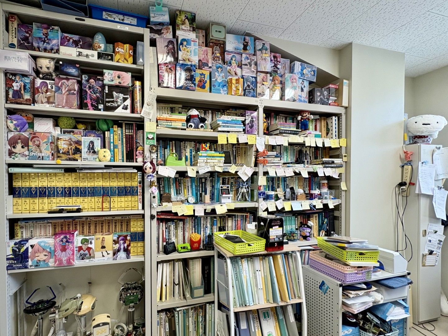 反対側の壁にもクレーンゲームの景品がぎっしり詰まっている（写真：筆者撮影）