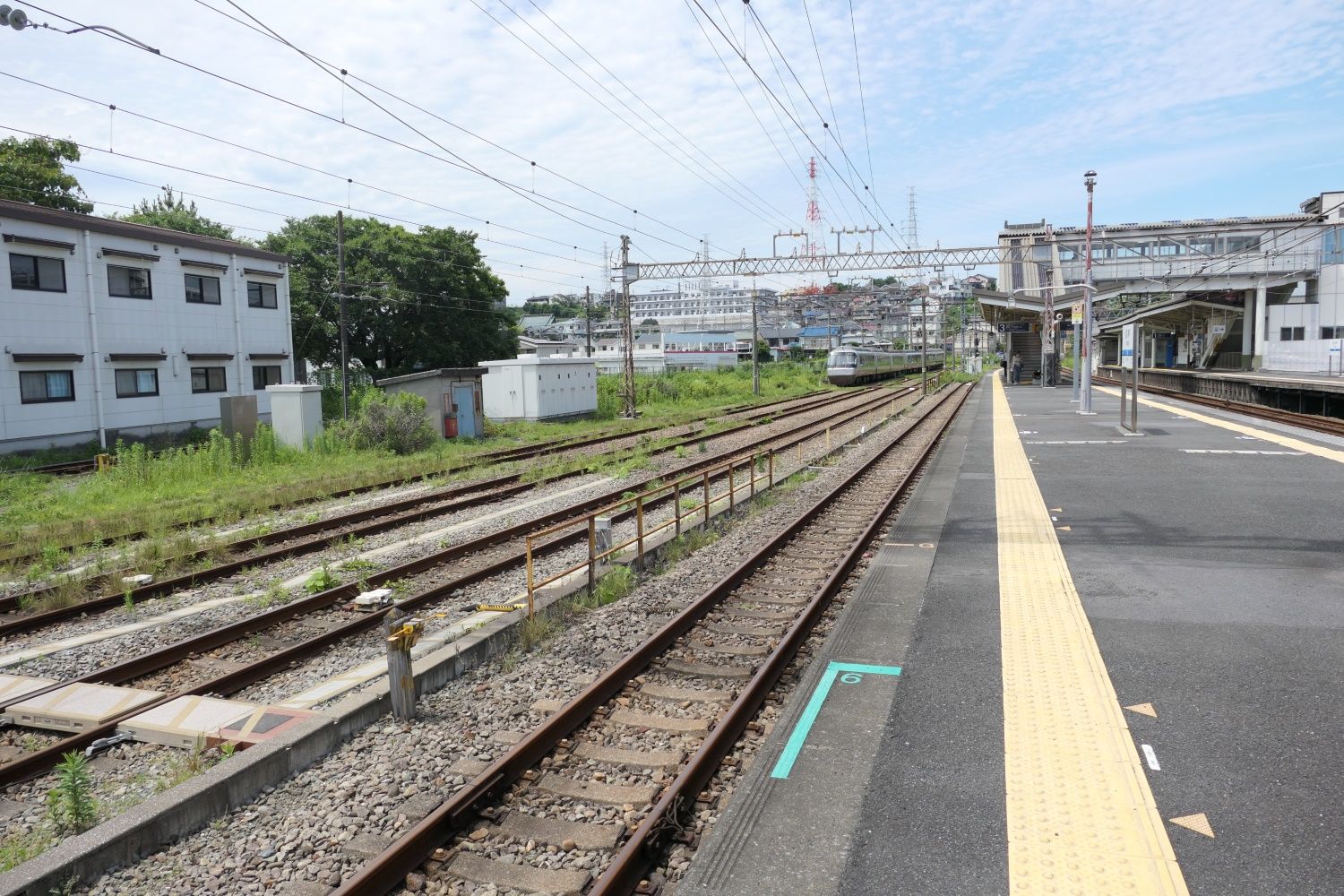 3番線と車庫線（記者撮影）