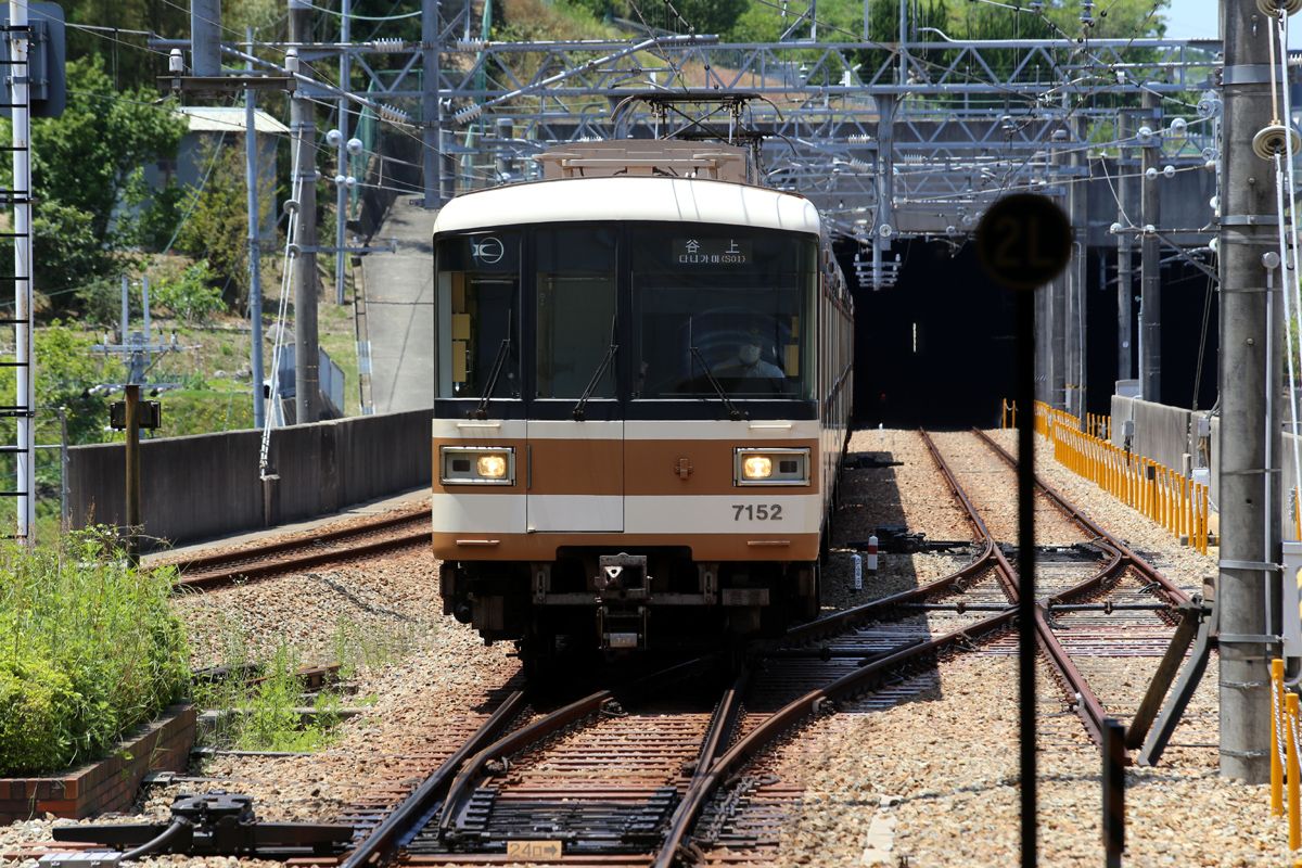 北神急行の「7000系」＝2020年（神戸市提供）