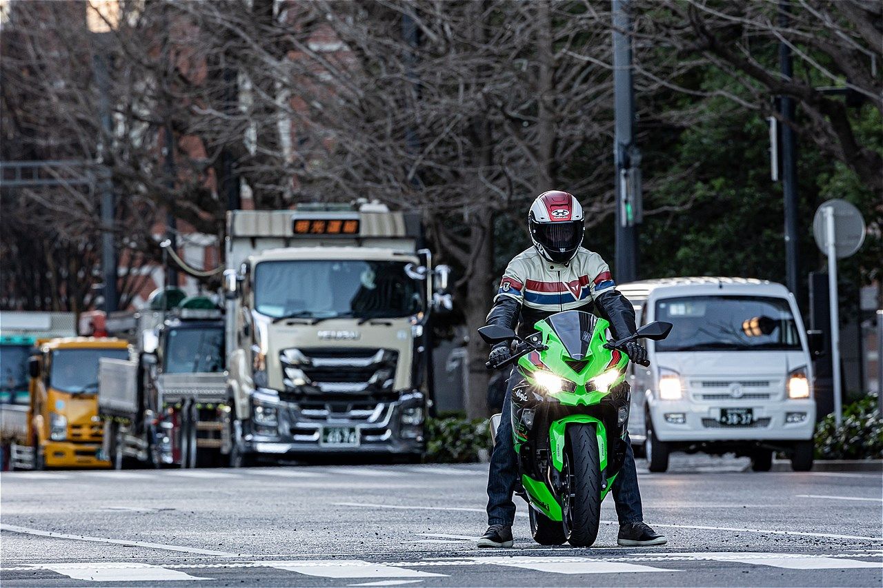 カワサキモータースジャパンのスーパースポーツモデル「Ninja ZX-4RR KRT EDTION」（写真：三木宏章）