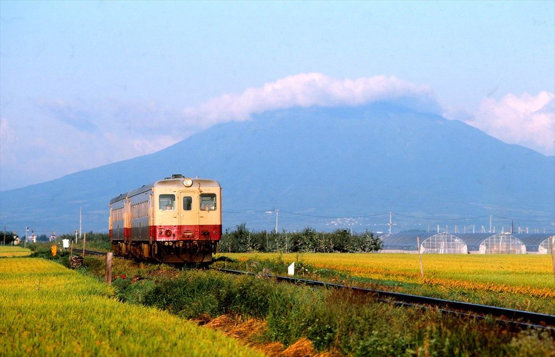 弘南鉄道黒石線を走るキハ22形。同線は元国鉄黒石線を地元の弘南鉄道が引き継いだ路線だった（撮影：南正時）