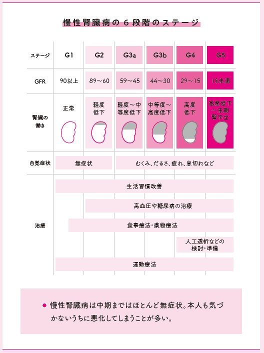慢性腎臓病の6段階