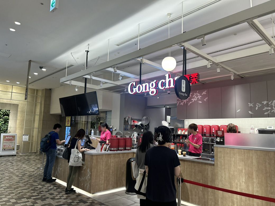 『ゴンチャ 新宿マルイ店』（筆者撮影）