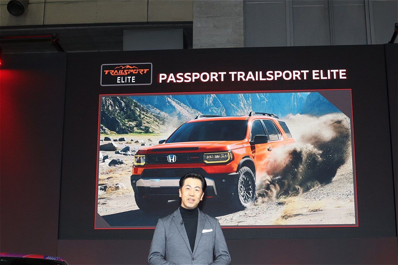 東京オートサロン2026における、ホンダのプレスカンファレンスの様子（写真：筆者撮影）