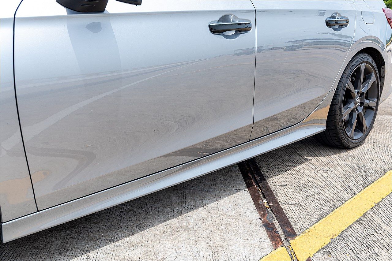 タイで試乗したホンダ「シビック e:HEV RS」（写真：筆者撮影）