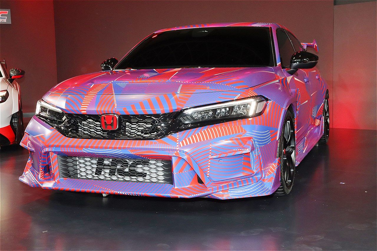 ホンダ「シビック タイプR HRCコンセプト」（写真：筆者撮影）