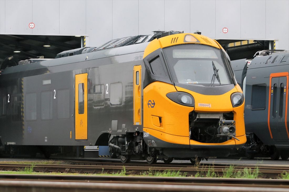 オランダ鉄道向けのアルストム製車両「コラディア・ストリーム」（撮影：橋爪智之）