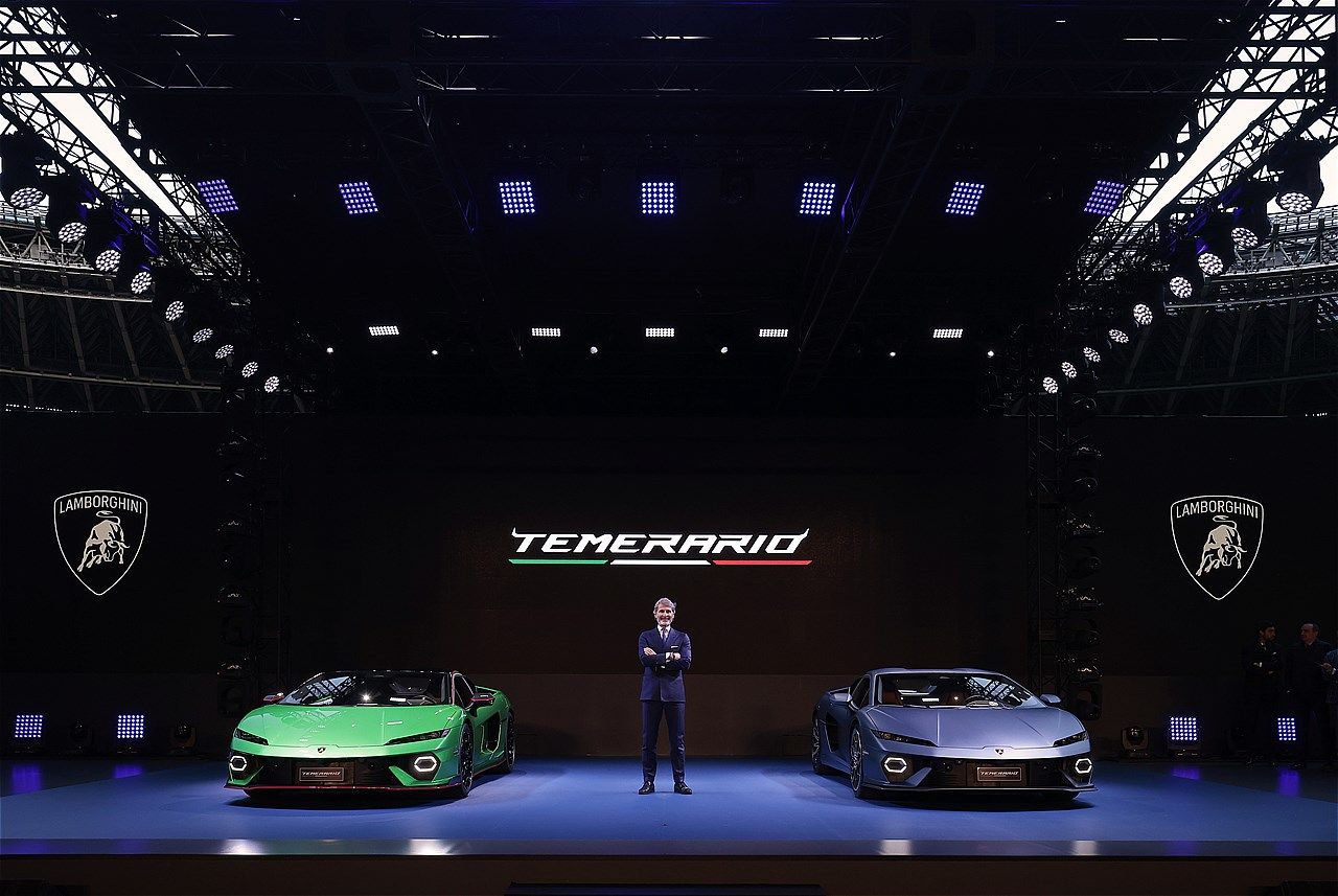 11月29日に東京・国立競技場で開催された「ランボルギーニ・デイ・ジャパン」の様子（写真：Lamborghini）