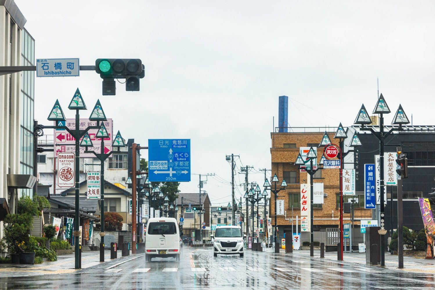 鹿沼の中心市街地。日光例幣使街道の宿場町がルーツだ（撮影：鼠入昌史）