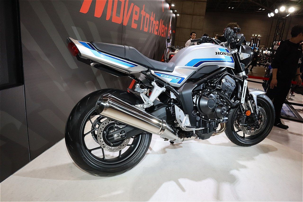 第52回 東京モーターサイクルショーに展示されたホンダ「CB1000Fコンセプト」(筆者撮影）
