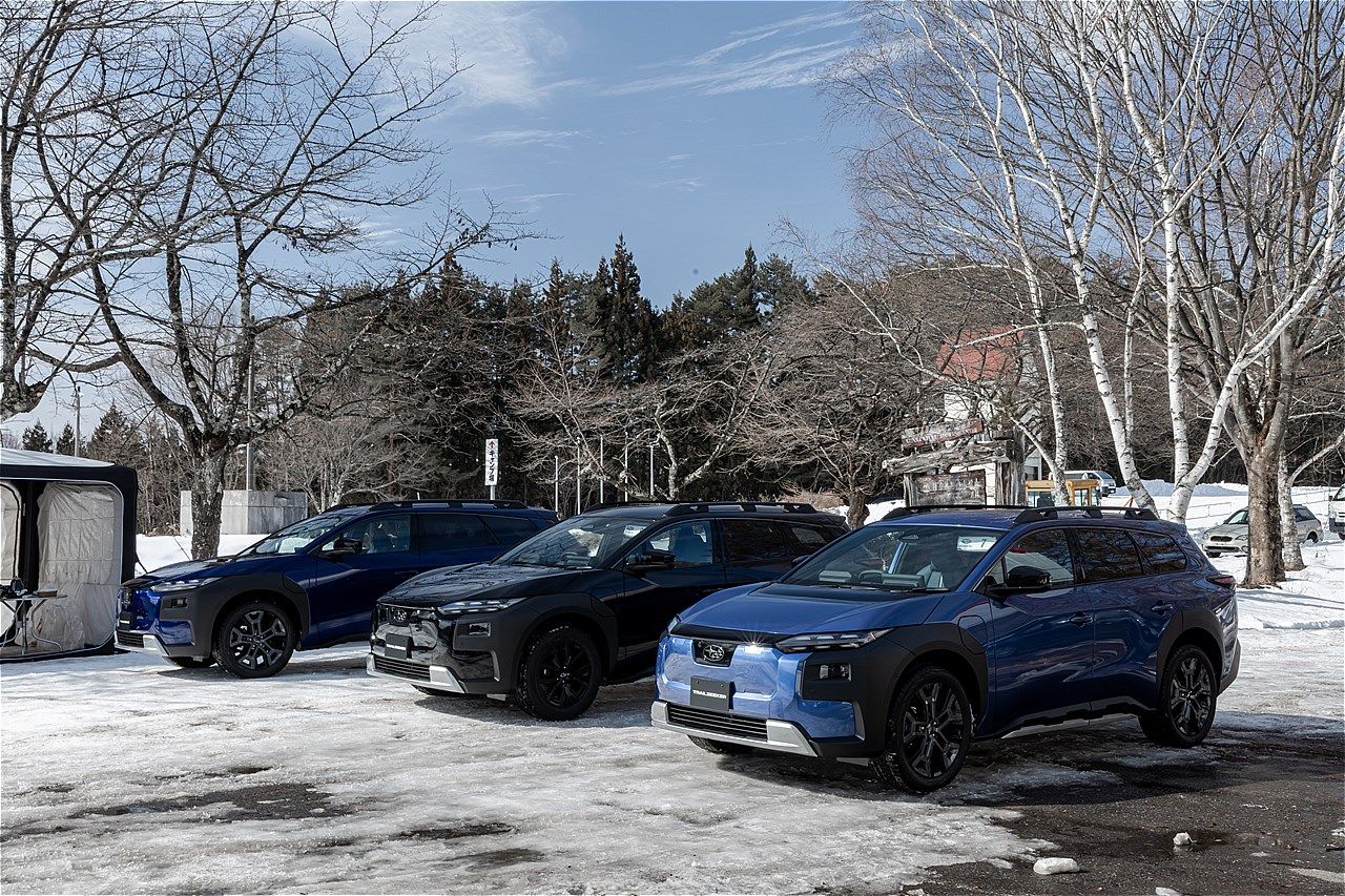 2026年4月上旬に正式発表予定、スバル新型BEV「トレイルシーカー」のプロトタイプ（写真：三木 宏章）