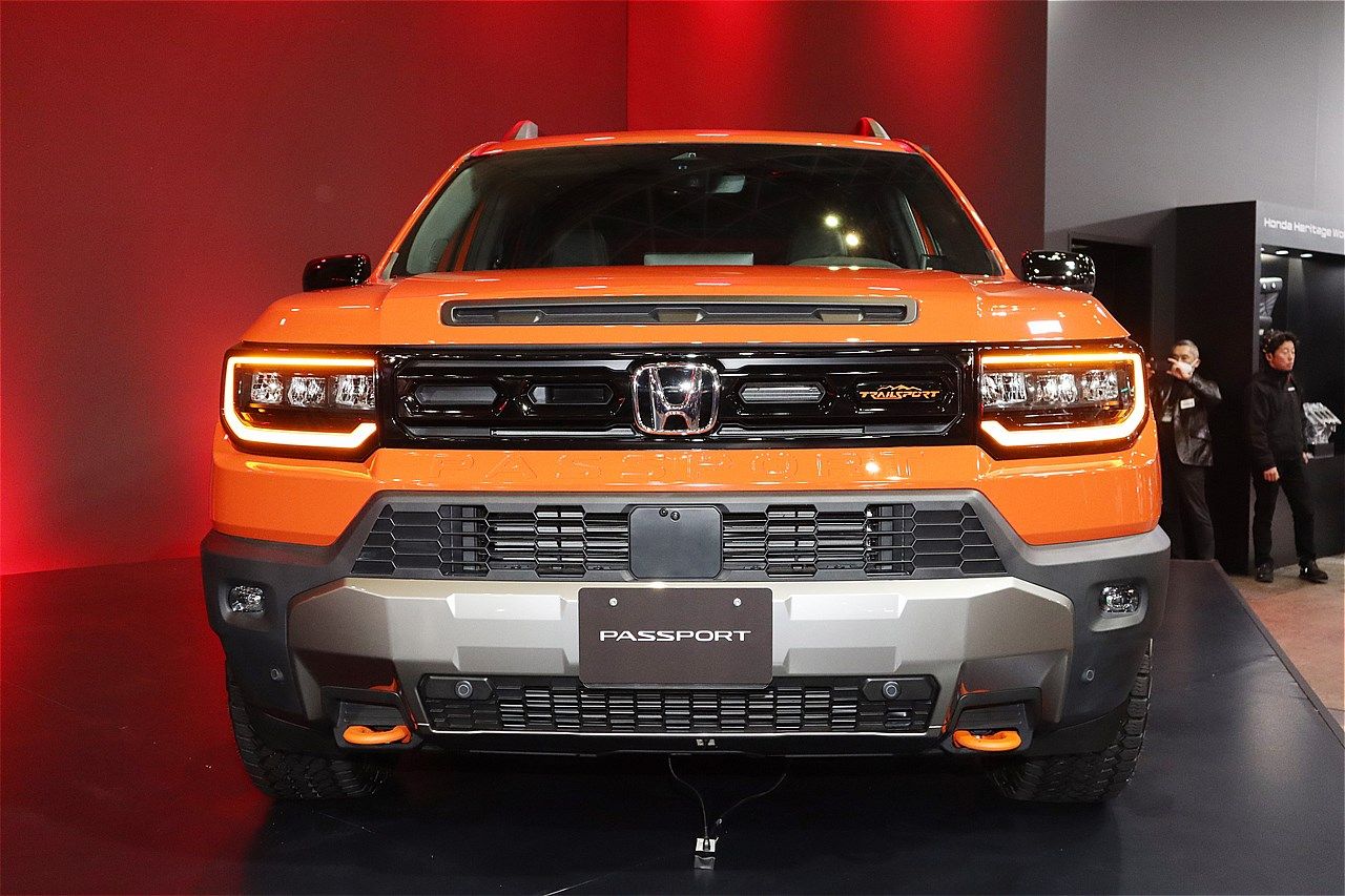 ホンダ「パスポート トレイルスポーツ エリート（北米仕様、参考出品）」（写真：筆者撮影）