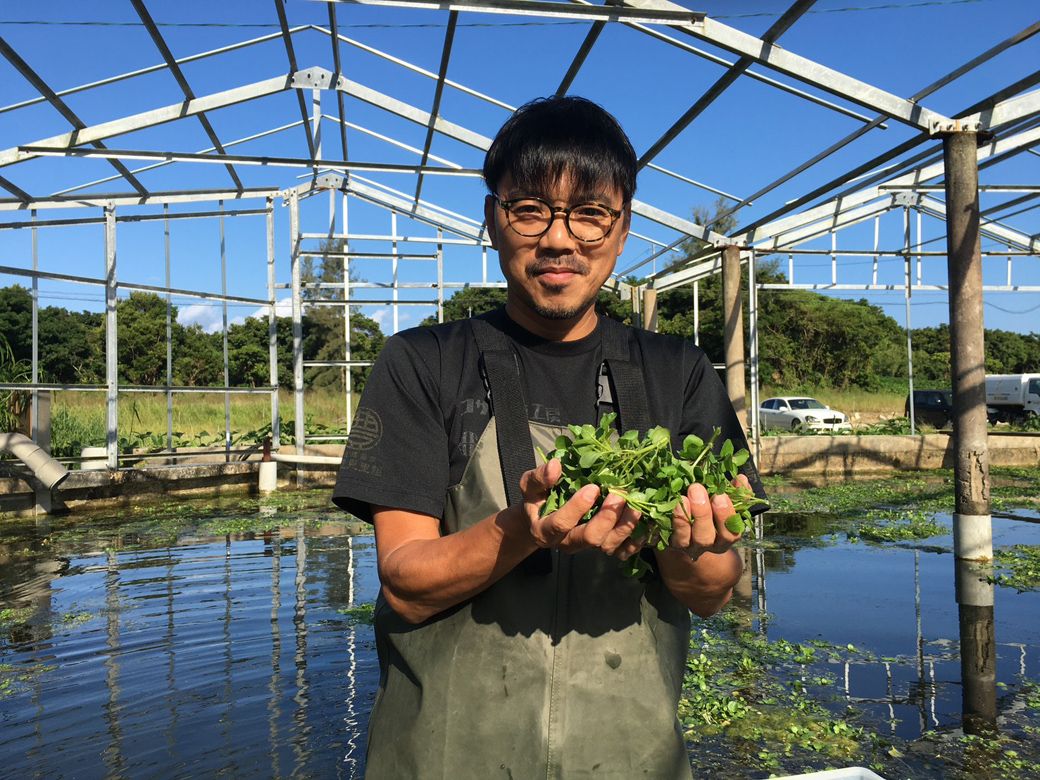 クガニフォーム工場長として野菜にも自然にも優しく（写真:ベンビー提供）