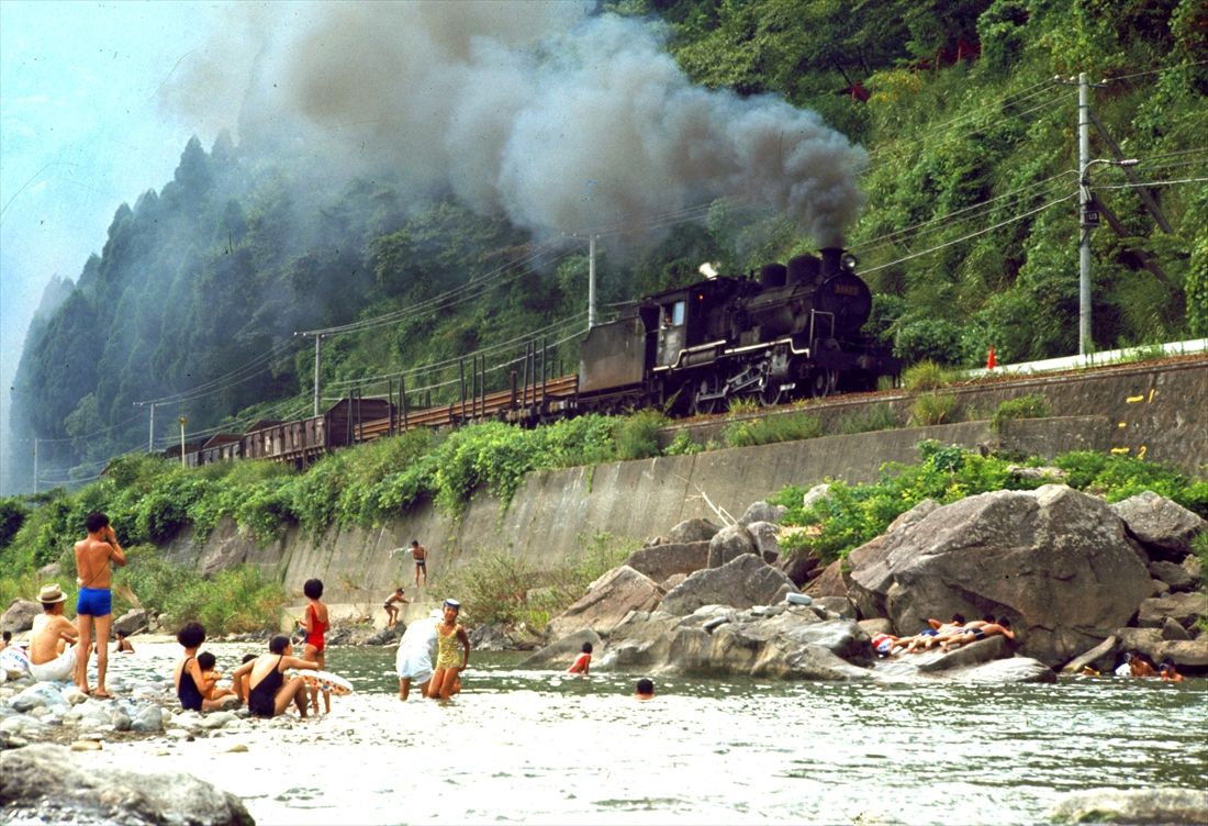 越美北線美山―越前薬師　1972年8月（撮影：南正時）