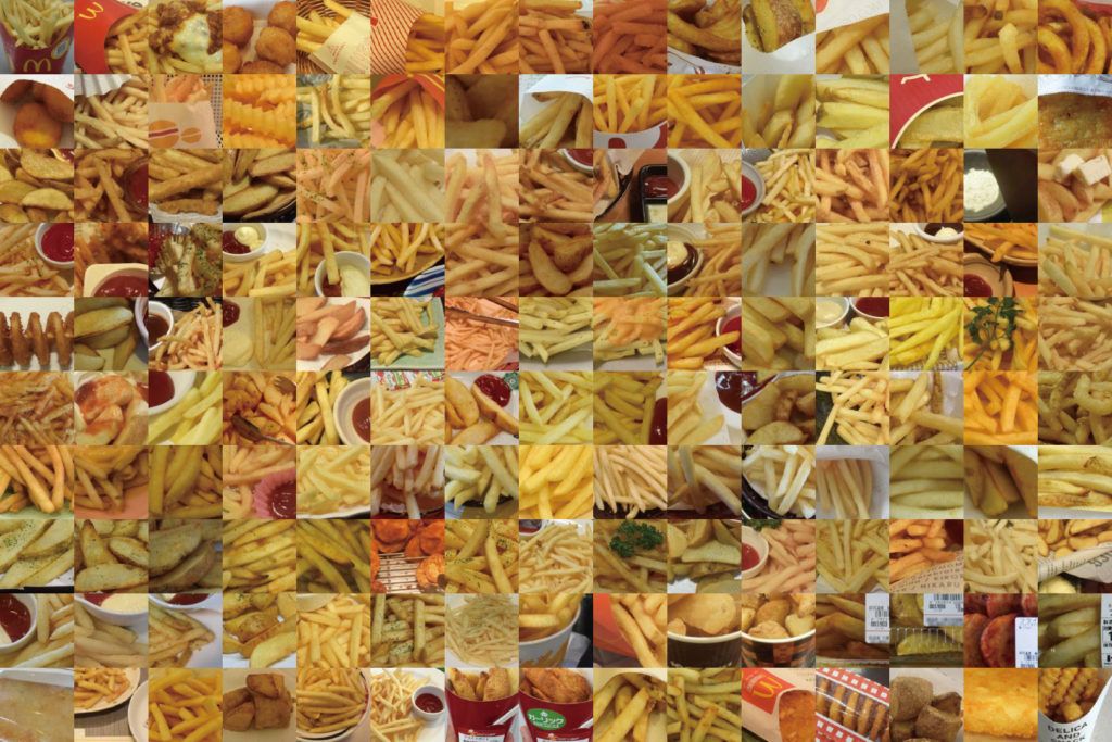 筆者が今までに食べたフライドポテトの一部（筆者撮影）